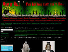 Tablet Screenshot of horror-hall.com